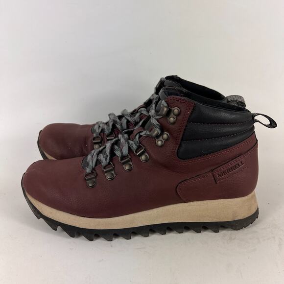 Merrell Alpine Hikers women's size 8.5 brown leather minimalist hiking boots - Picture 5 of 11